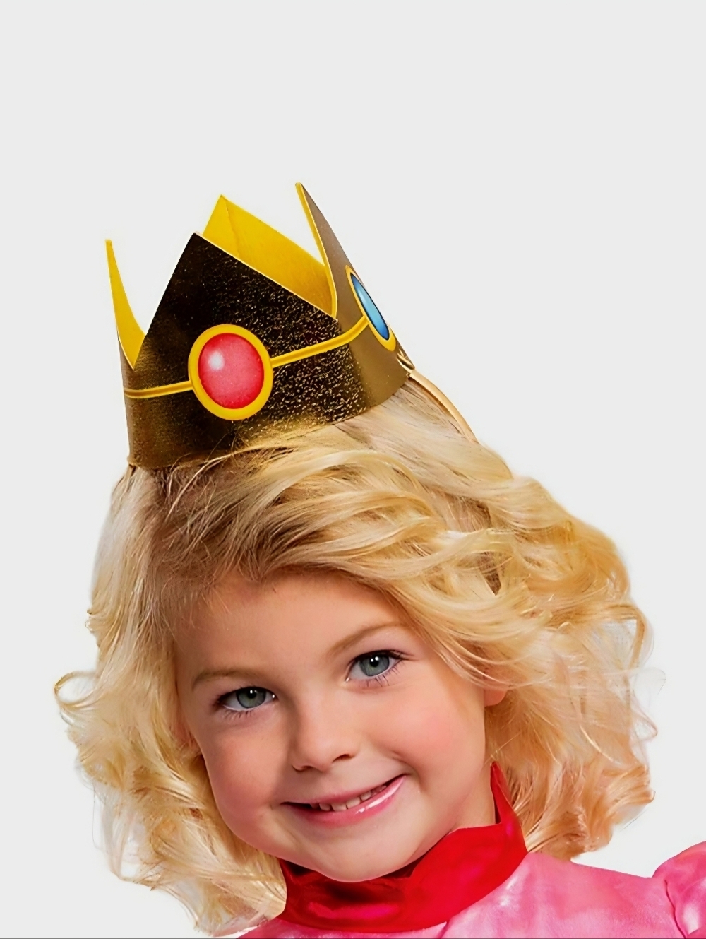 New Princess Peach Costume Dress Nintendo Super Mario Bros Dress Up Girls Outfit - Picture 3 of 9